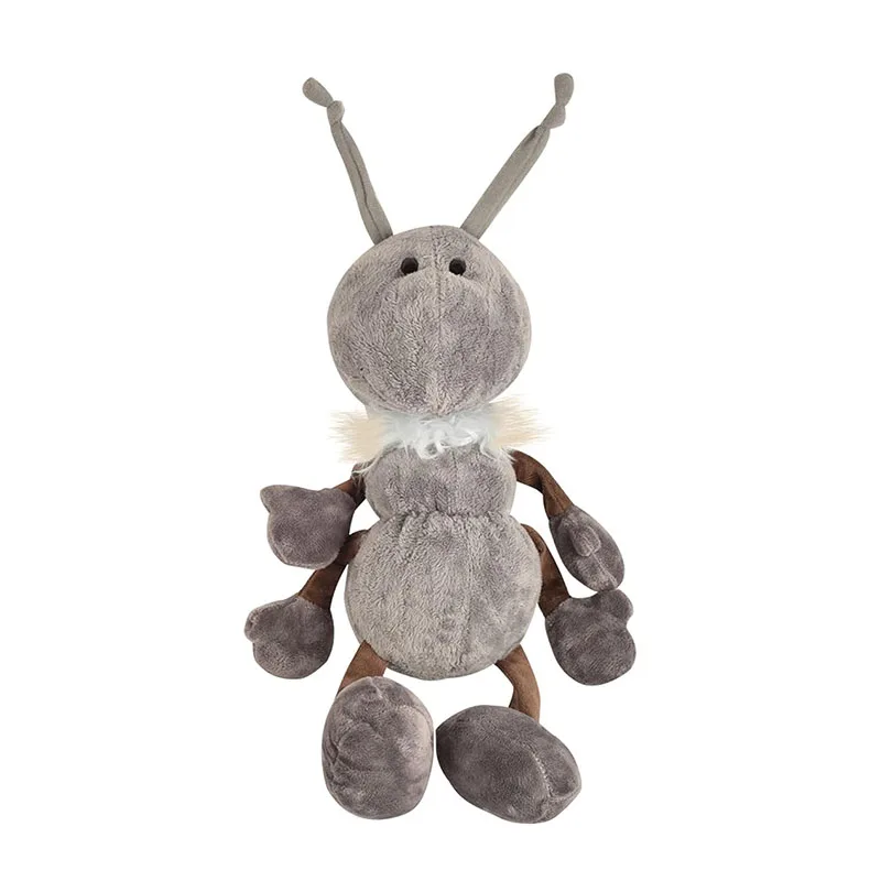 S227 15 Inch Gray Ant Soft Plush Stuffed Insect Animals Toy Pillow Plush Animal Doll Kids Gift Ant Plush Toy