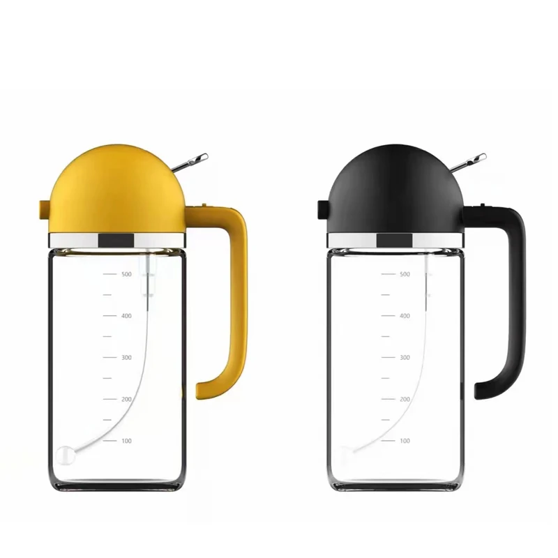 Barbecue Liquid Sprayer Sauce Pot Automatic Pouring Dispenser Measuring Scale Automatic Design Patent Oil Pot Bottle