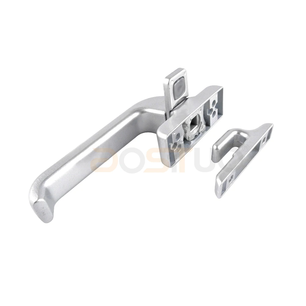 Middle East Market Aluminum Single Point Casement Window Handle Pull Sliding Window Door Handle Lock For UPVC Window