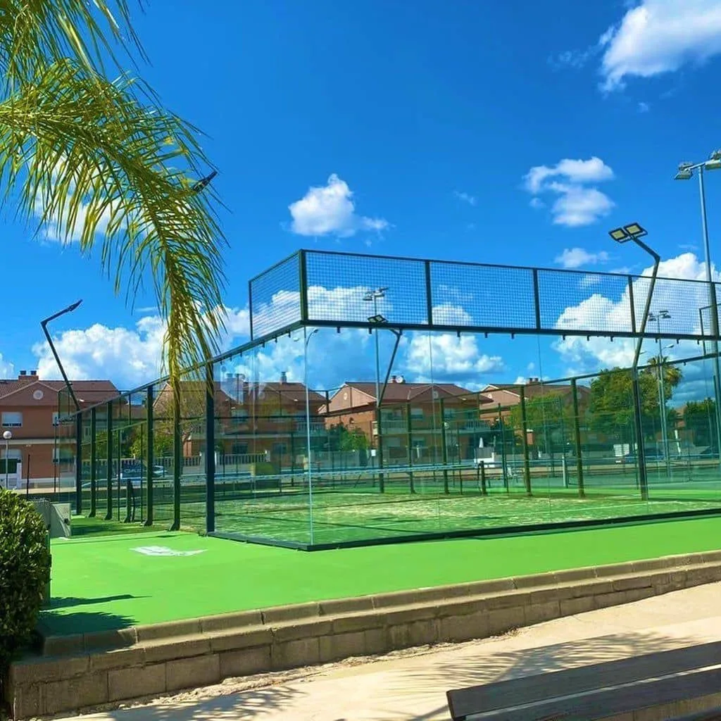Panoramic Paddle Court For Sporting Stadium Panoramic Padel Tennis Court Complete Court Field