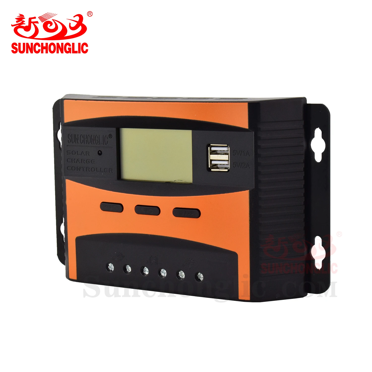 Sunchonglic 12V 24V 40a solar charge regulator charge controller manual pwm solar charger controller