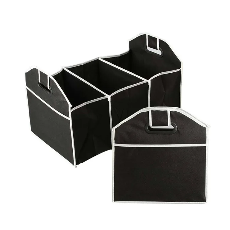 Foldable Durable Storage Car Organization Bag Travel Camping Car Organizer  groceries Bags
