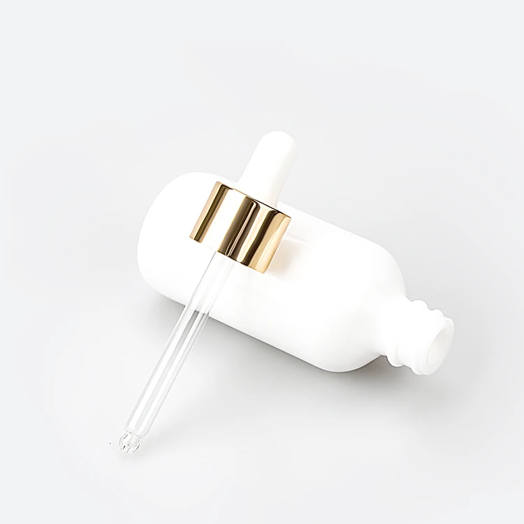 White Porcelain Ceramic Dropper Bottles Perfume Aromatherapy Cosmetic Container Essential Oils Sample Empty Dropper Bottles