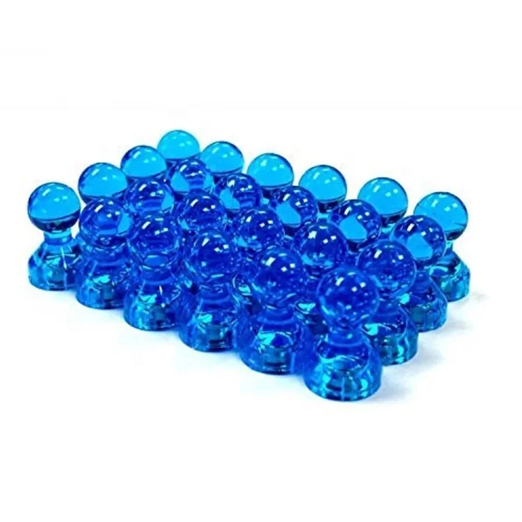 Custom Dome Fridge Magnets Colorful Crystal Office Magnetic Push Pin