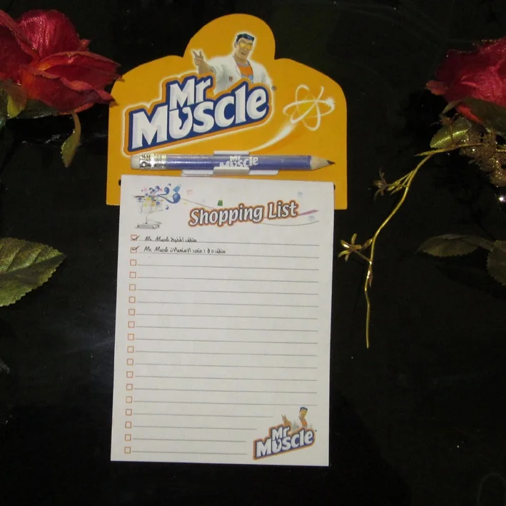 Licheng Magnetic Shopping List Wholesale Fridge Magnet Notepad and Pen