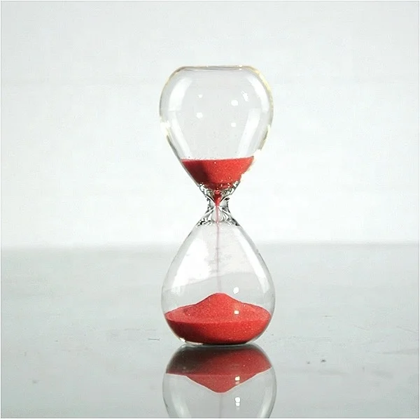 Wholesale Colorful Glass Sand Clock High Borosilicate Glass 5/10/30/60 Minute Hourglass Sand Timer