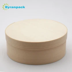 Round wooden box wooden for  cookie boxes