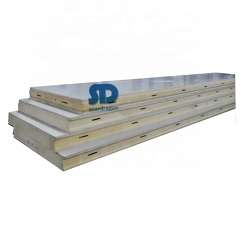 Soardragon Labyrinth Inserted Polyurethane Insulation Panels Butchery cold room installed by PIR sandwich panel