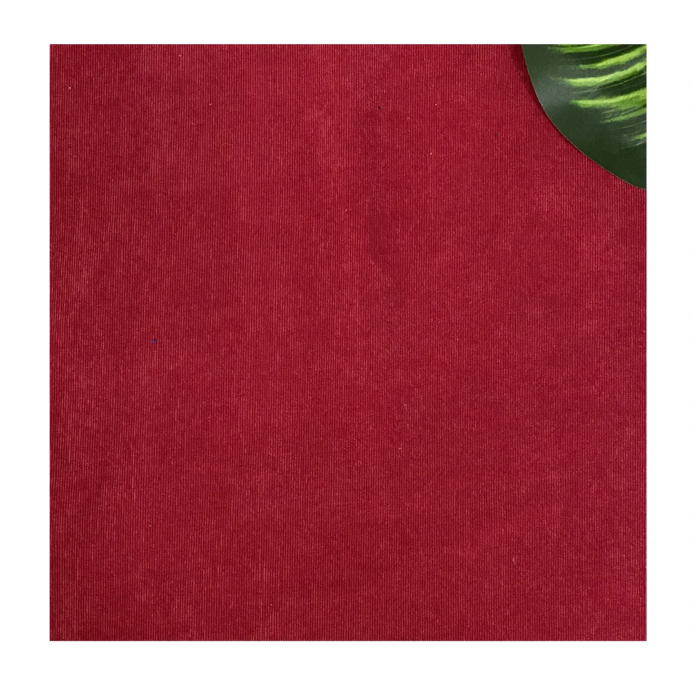 
2021 Fashion 21Strips Style Plain 100%Cotton Dyed Corduroy Fabric For Garment 