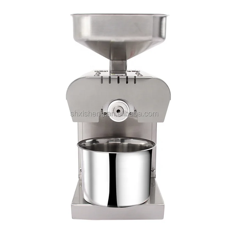 Big motor long working life black seed almond sesame groundnut cold and hot oil press machine