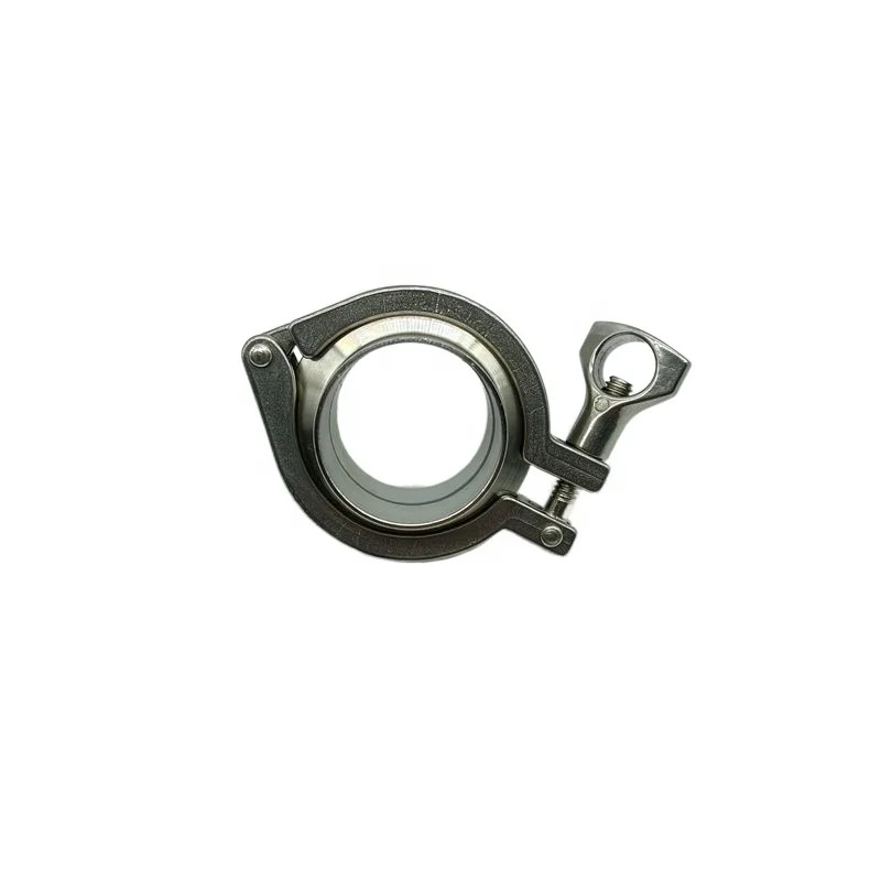 
42mm x OD 50.5mm Sanitary Stainless Steel Flanges Pipe Fittings Weld Ferrule SUS304 Tri Clamp Silicone Gasket Set for Homebrew 