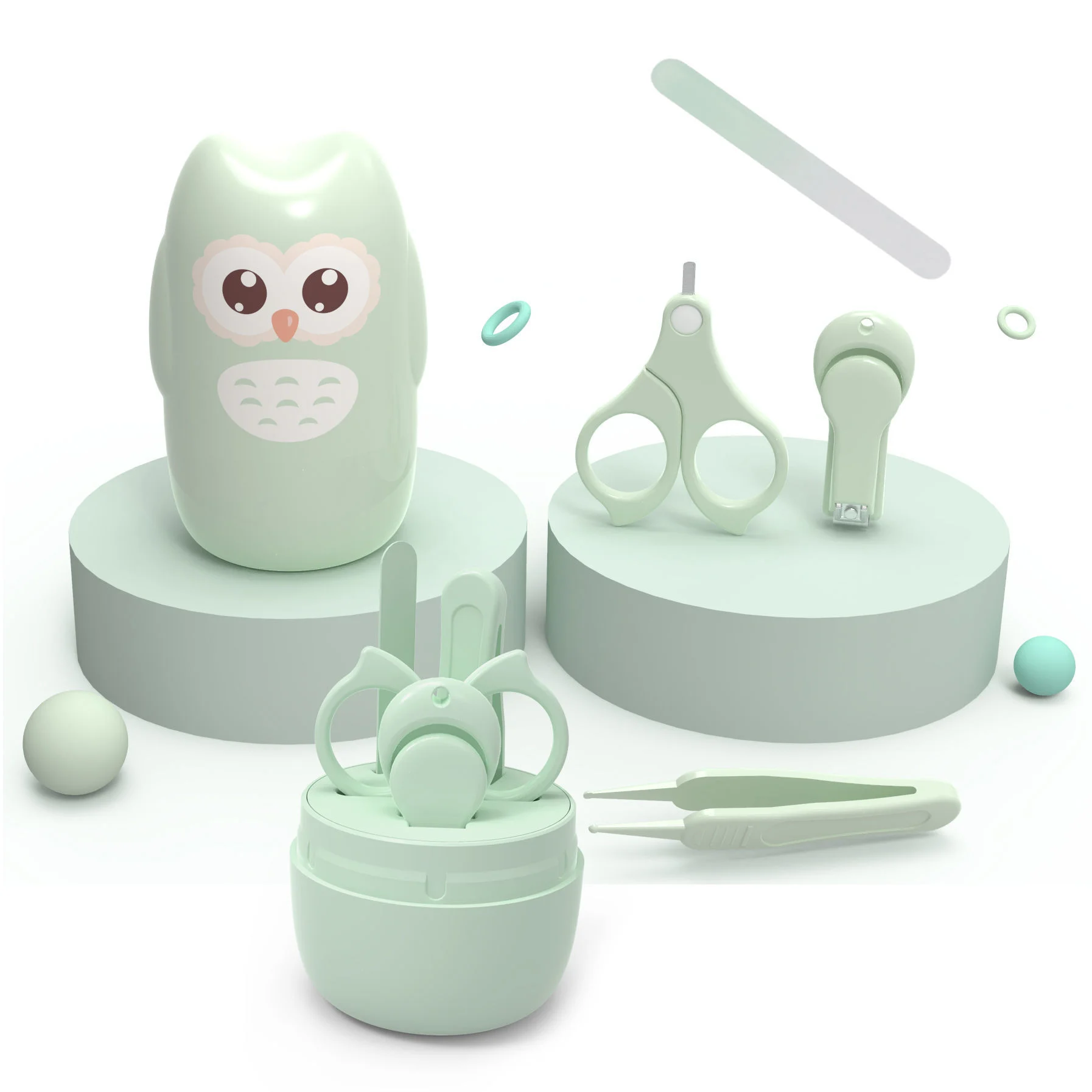 Baby Products of All Types Nail Kit Other Supplies & Care Set With Cute Case for Newborn Infant