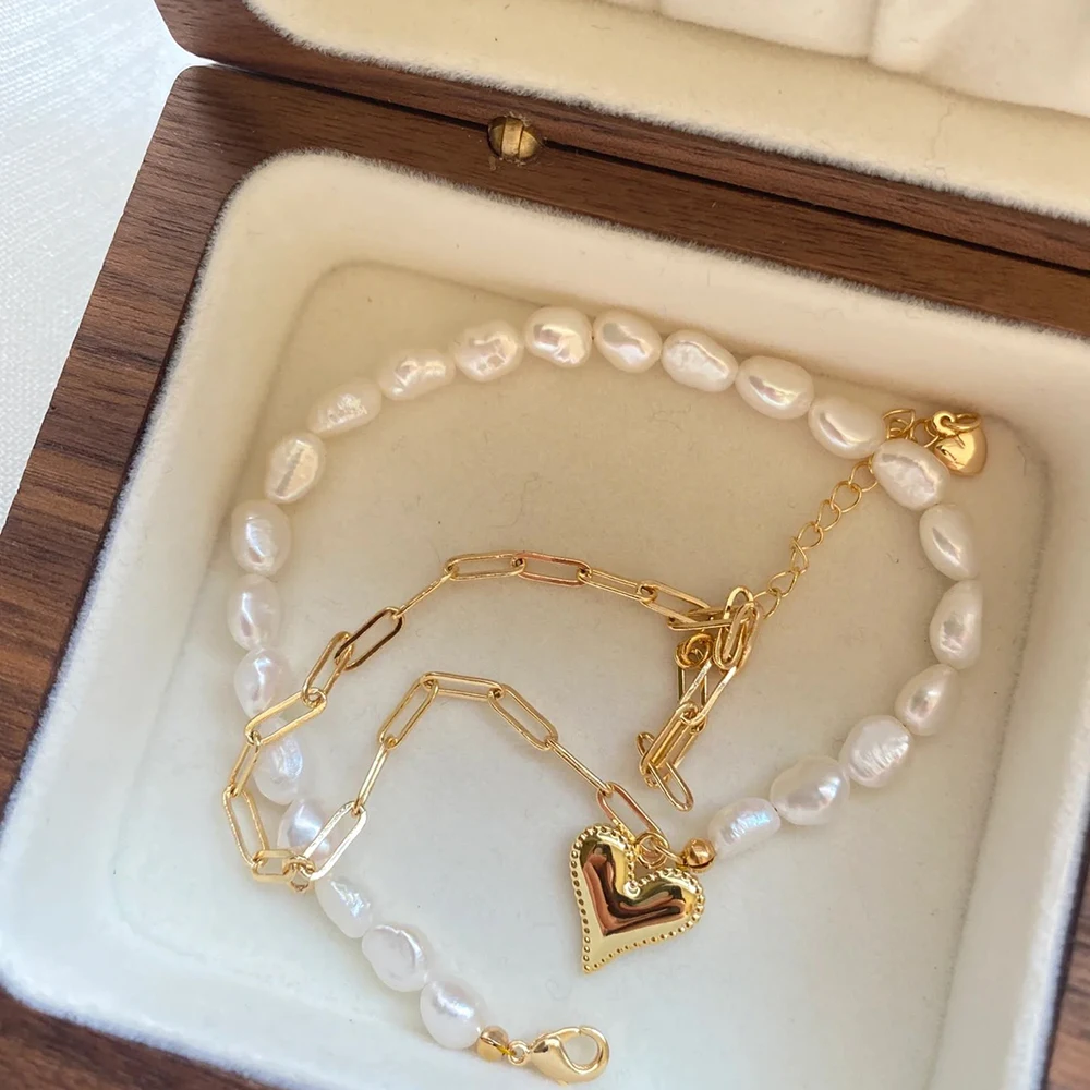 Factory Vintage Elegant handmade pearl womens mother of freshwater pearl necklace fine wedding jewelry