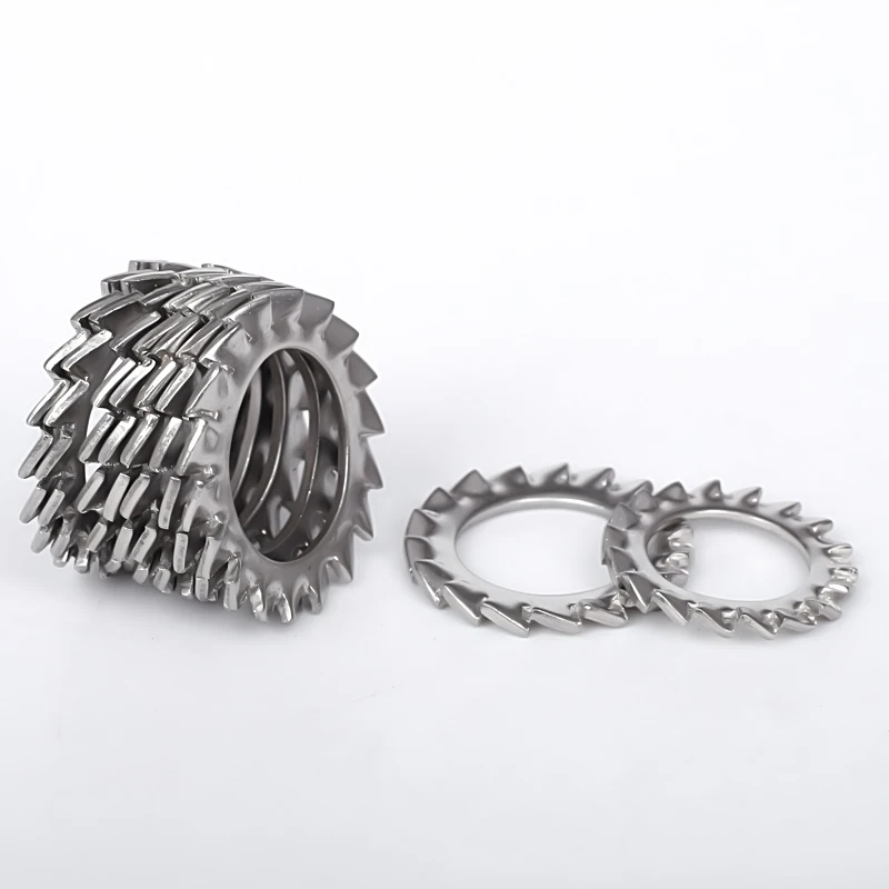 Factory Price Lock Washers External Teeth  A2 A4 Stainless Steel Washer