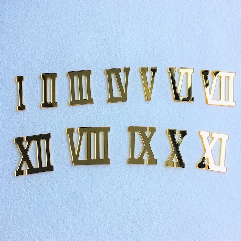 Diy Wall Clock Modern 3d Wall Clock With Mirror Numbers Stickers For Home Office Decorations Gift