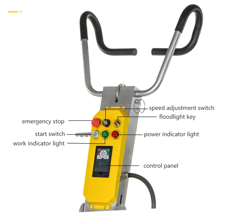 square plate concrete floor grinding polishing machine