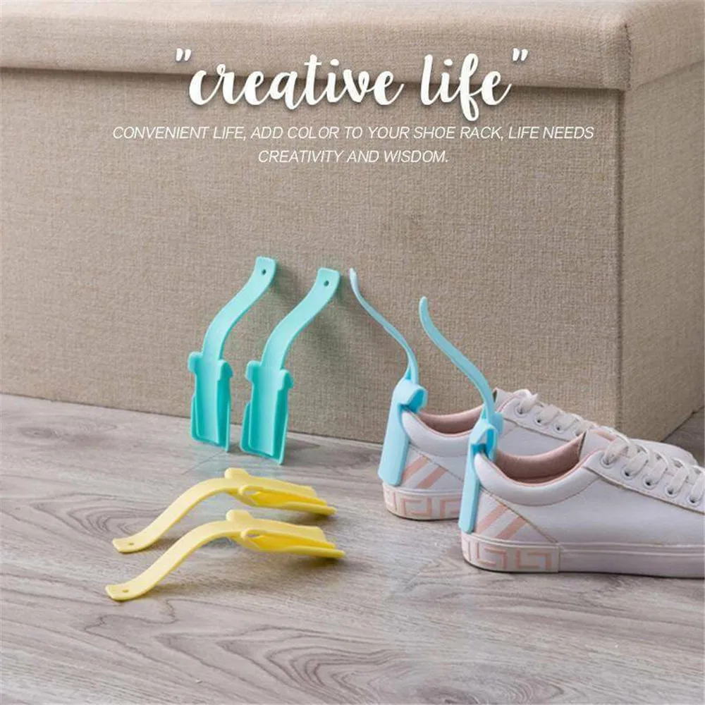 Shoe Easy on and off Sturdy Slip Lazy Unisex Wear Shoe Horn Helper Aid Helper Shoe Spooner Lifter Tool