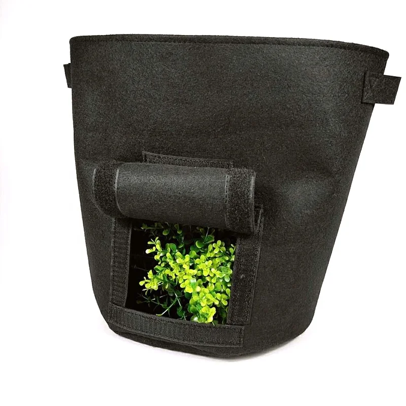 2022 planter bag Potato planter bucket round opening felt nutrient bag plant planter bag
