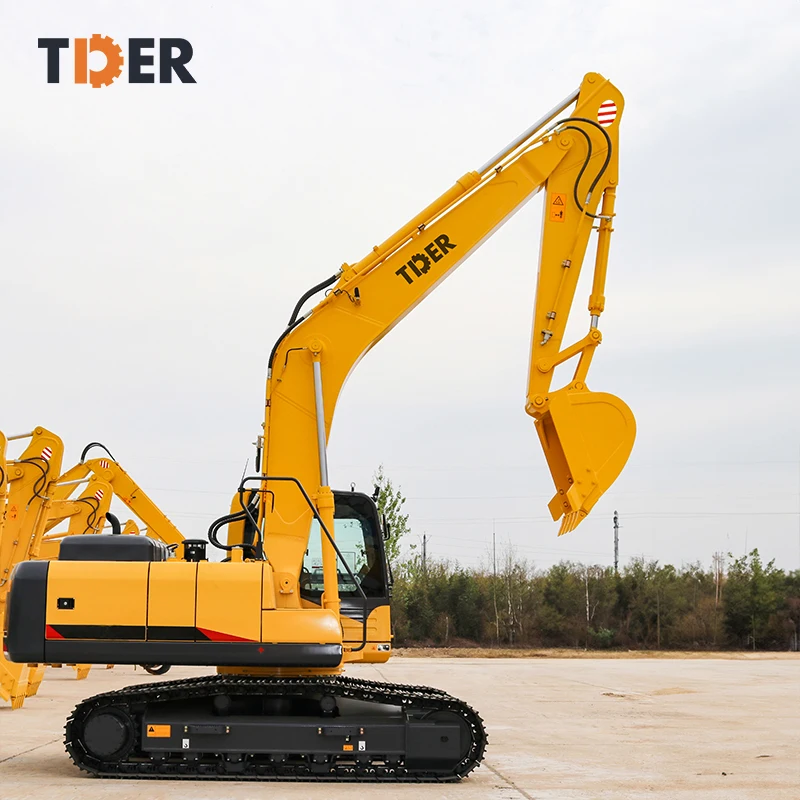 TDER 21 ton new large crawler excavator 21ton track hoe digger machine excavations for excavations