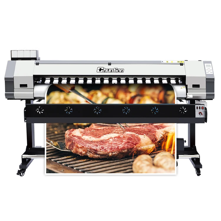 1.8m large format eco solvent printer xp600 i3200 head for printing canvas advertising printing printer machine popular in China