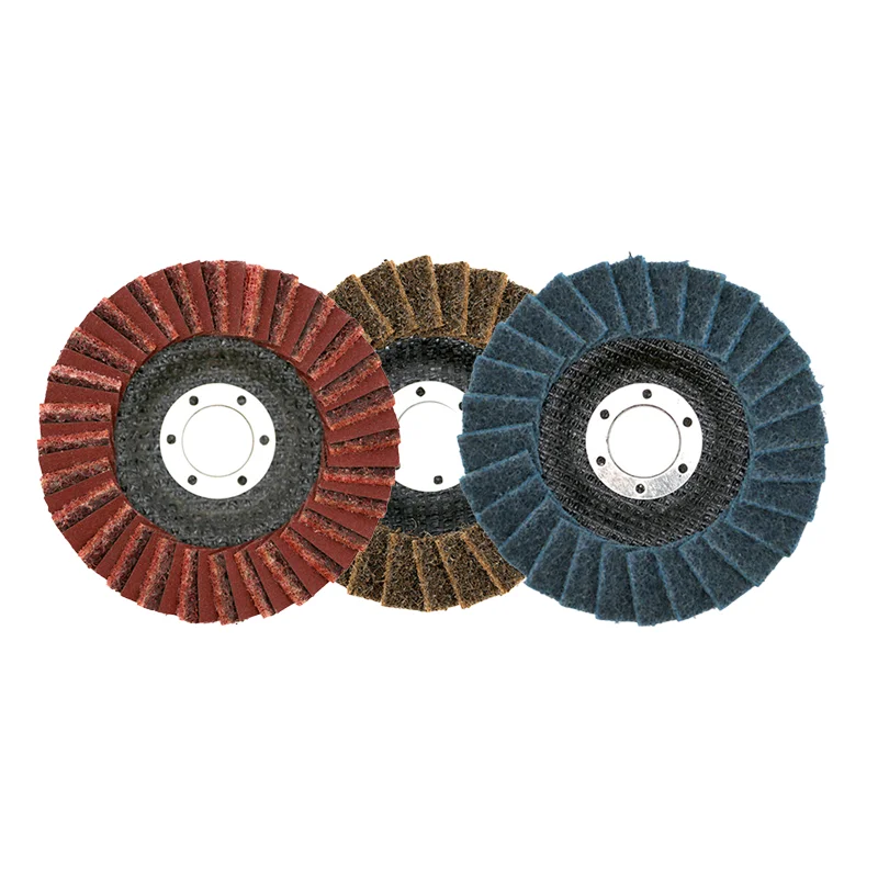 DORIS 125*22 Non-Woven Flap Disc with Wholesale Price as Hardware Tools for Metal Stainless Steel Fine Polishing free sample
