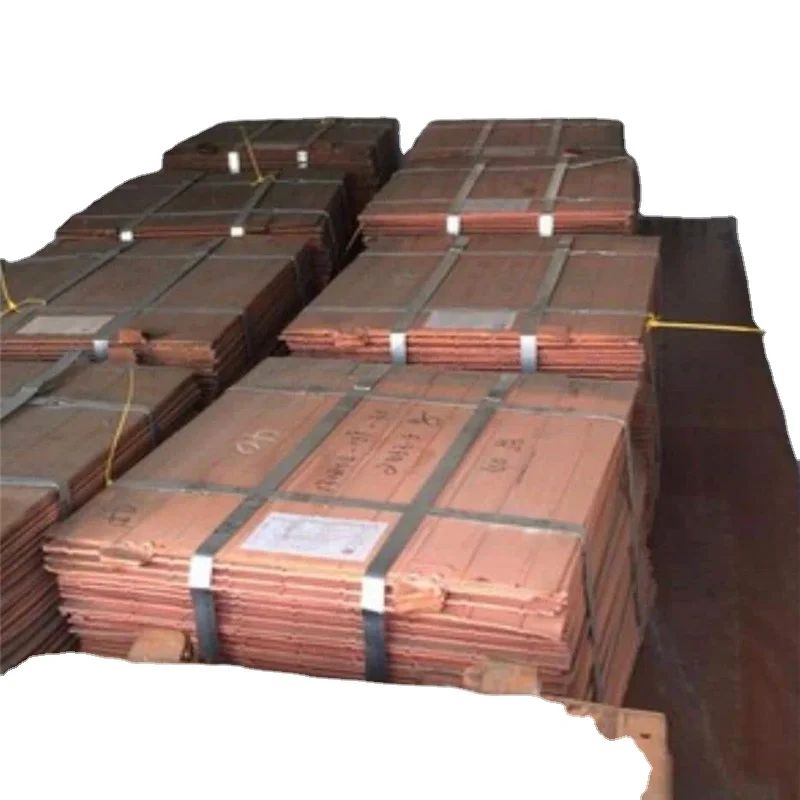 High-Quality Electrolytic Copper Plates Grade 99.9%/Best Copper Cathodes