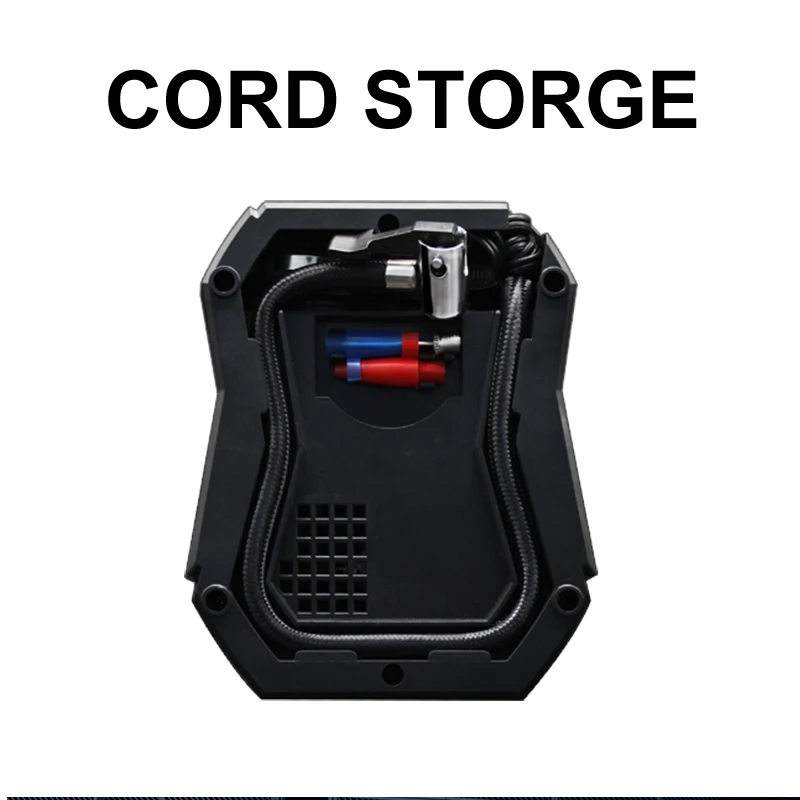 Portable 12V DC Car Tire Inflator Air Compres Air Pump with Digital Pressure Gauge With Emergency LED Light For Car Tire