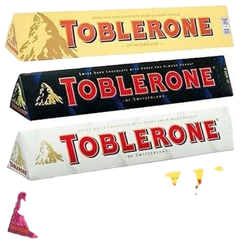 Оптовая продажа, 400 г Toblerone Bar -Toblerone 100 г темного шоколада/Toblerone All