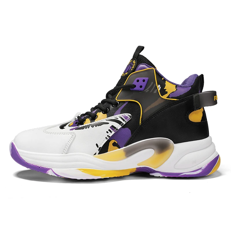 Wholesale Of Men Boy Fashion Style Sneakers Summer High Top Basketball Shoes