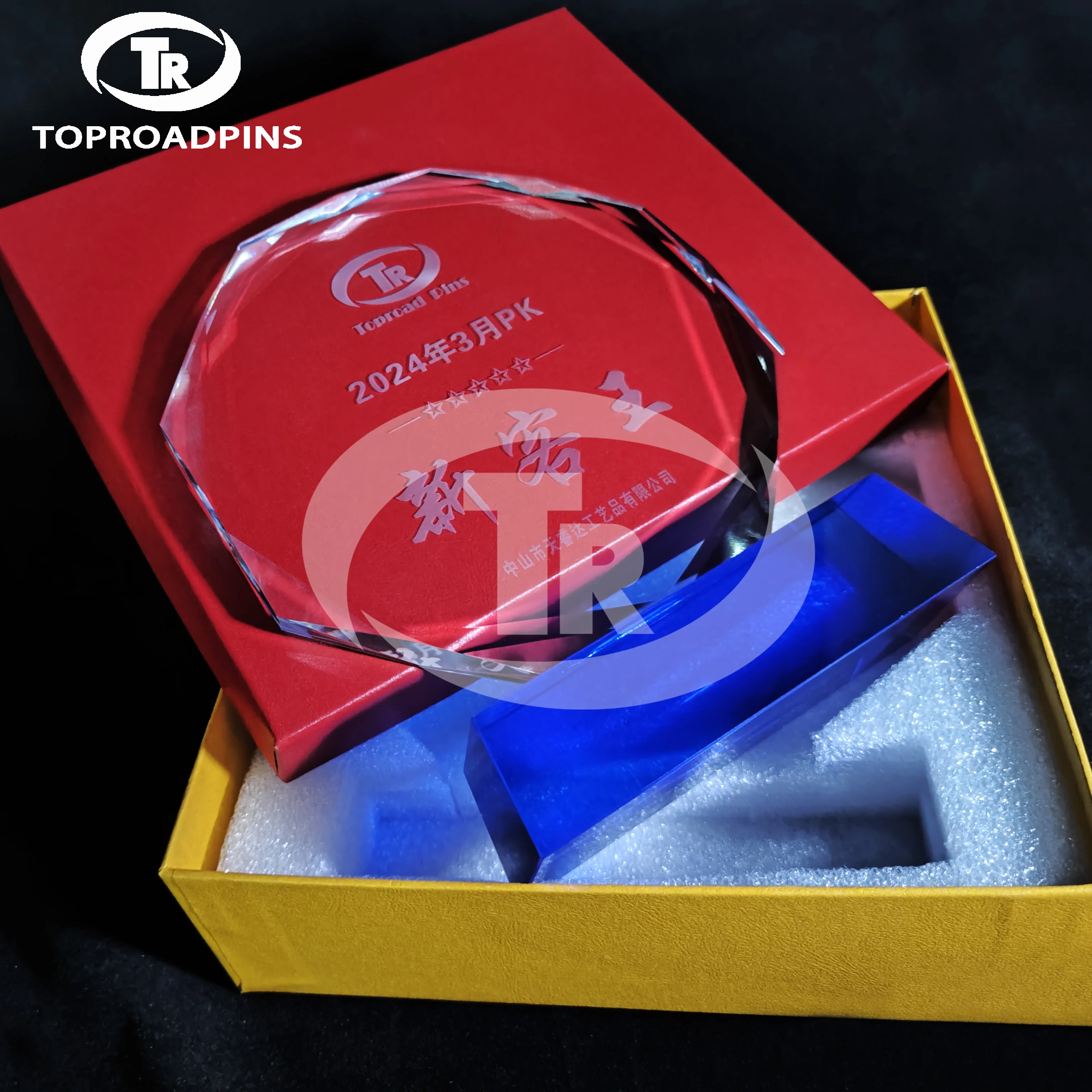 Direct China Factory Novelty Custom Manufacturers Wholesale Durable Honor Sublimation Trophy Crystal