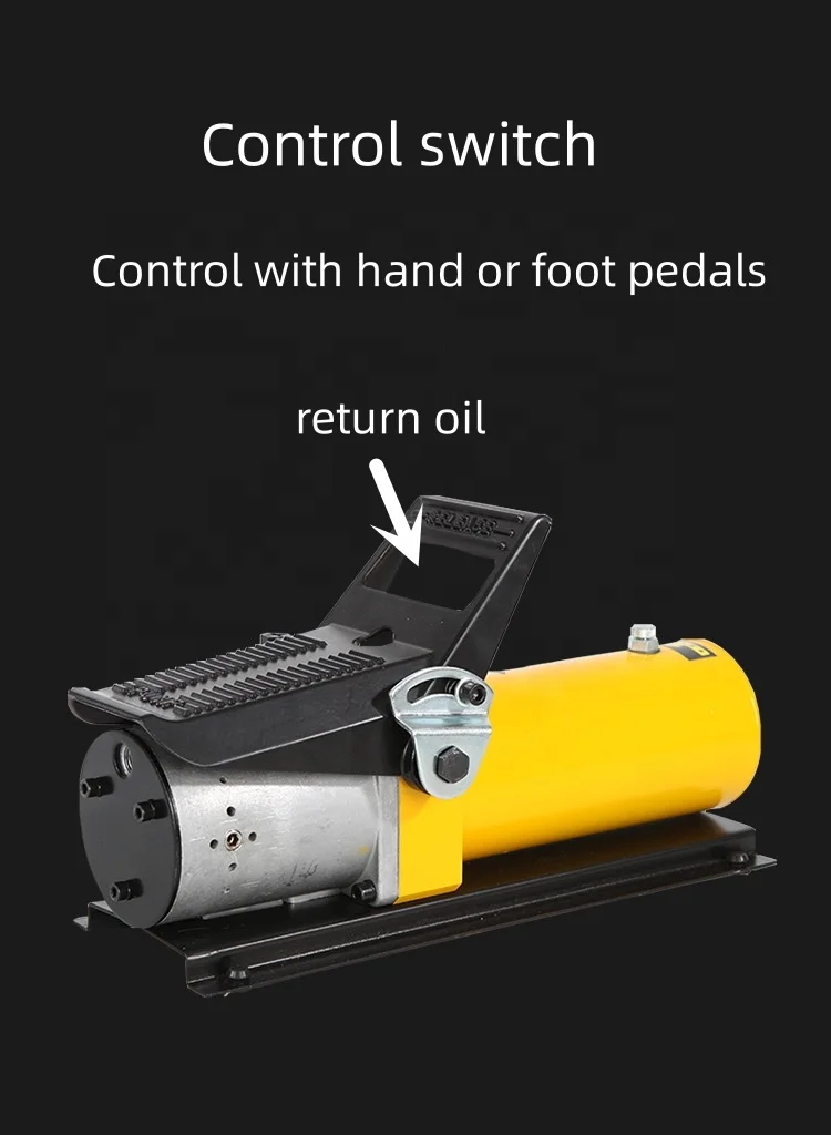 High Quality Single Acting Hydraulic Pump 690ML Capacity Oil Usable Portable High Pressure Hydraulic Pump TYB04-6690