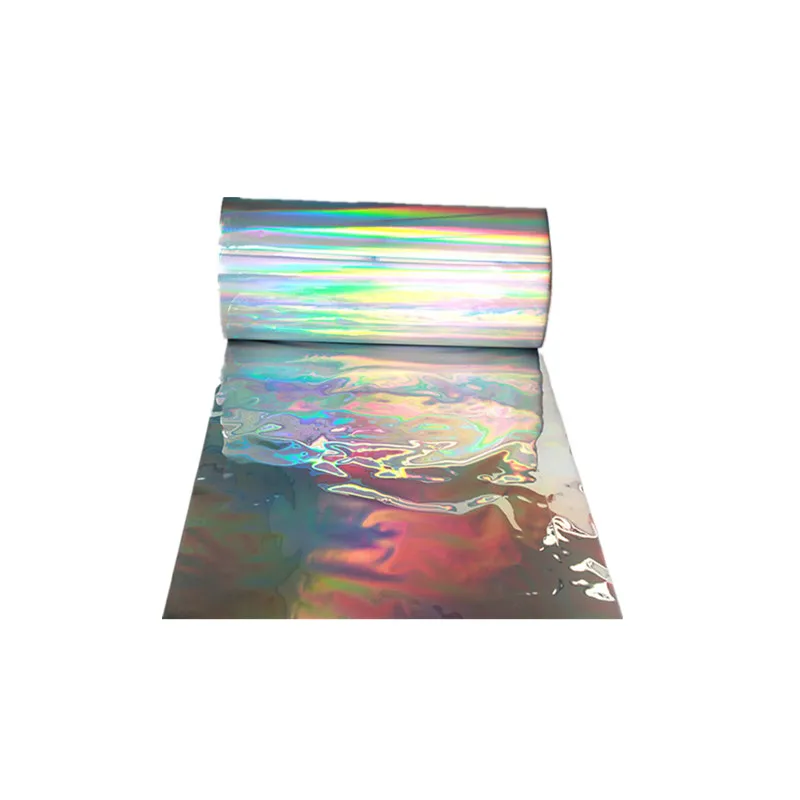 
pet bopp metalized aluminum metalized holographic film and glitter film for wrapping 