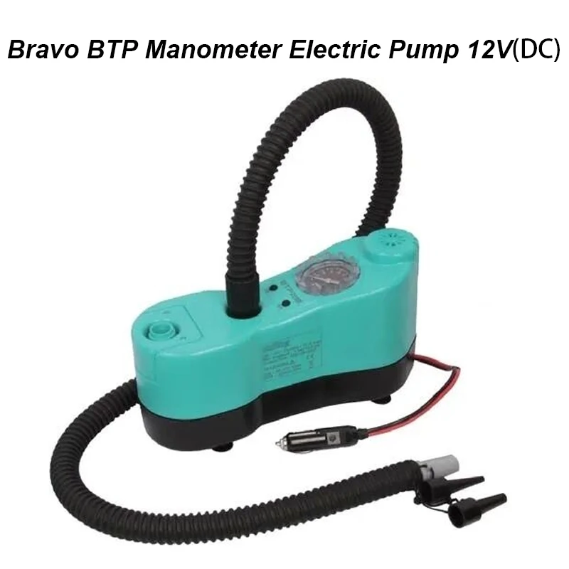 Electric Pump SUP Inflatable Paddle Board Inflate Deflate Bravo BP12 Max Pressure 1 bar 14.5PSI Inflatable SUP Electric Pump