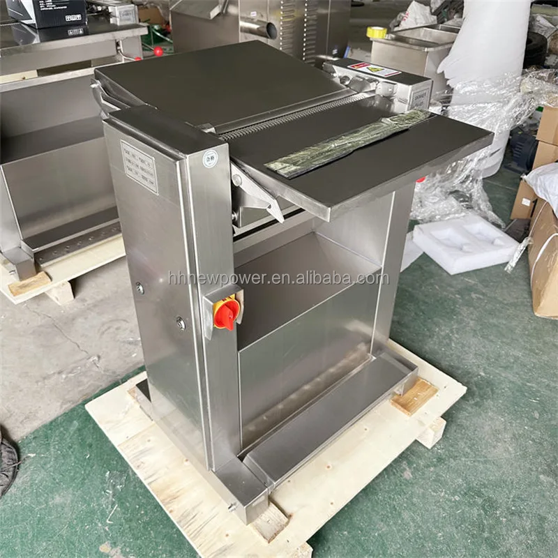 0.6mm-1cmItalian blade meat slicer Pork Skin Removed Cutting Machine Pig Meat Fish Skin Peeling Machine