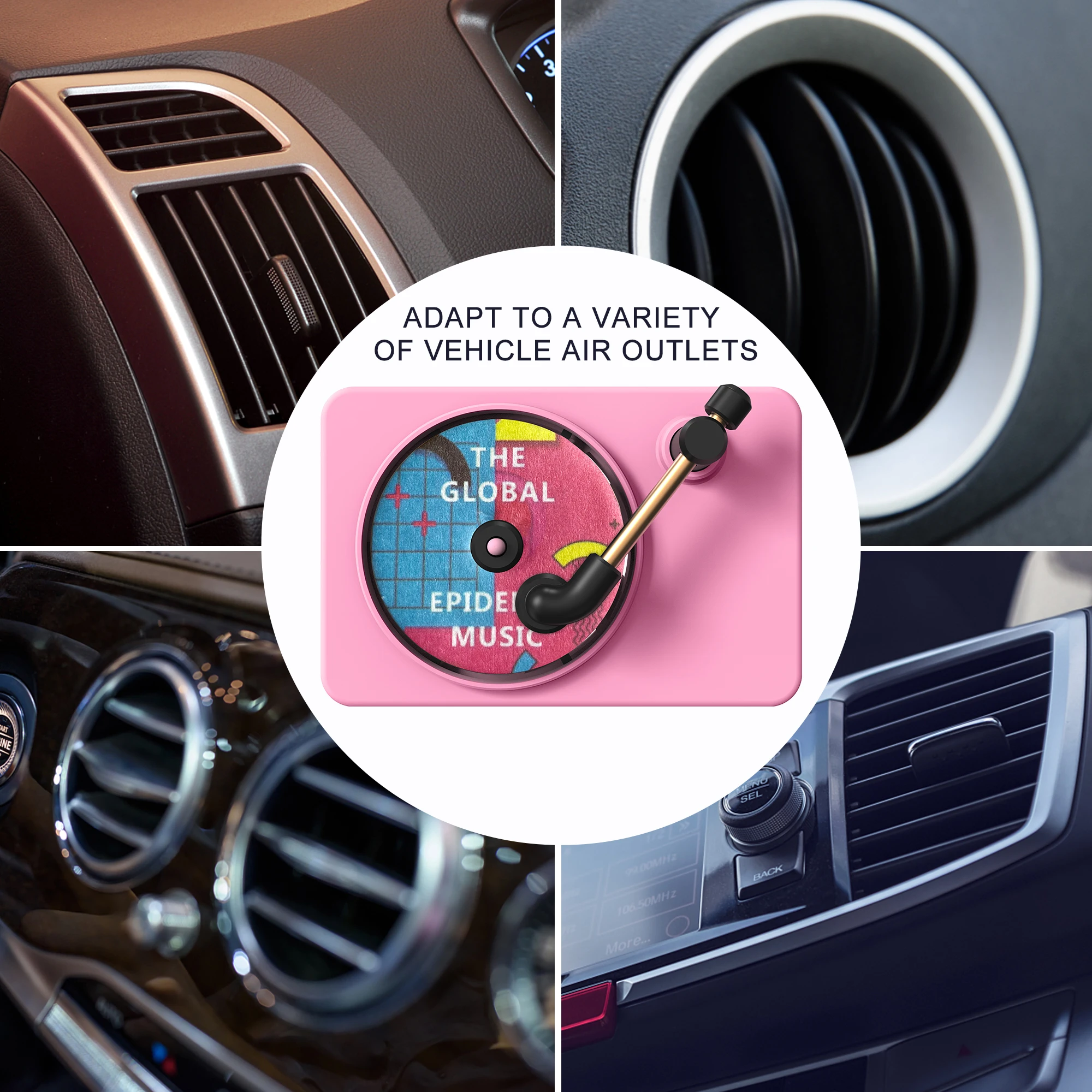 Customized Size Scent Perfume Hanging Paper Car Air Freshener Custom OEM Logo Krell Design Fragrance Origin Type