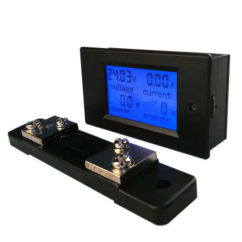 PZEM-051 With 50A Shunt 4in1 Current  Voltage Solar DC Energy Meter Volt Meter For Motorcycle
