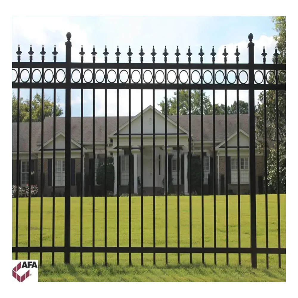 Best sale wrought iron picket fence panels garden outdoor use used wrought iron spear top fencing