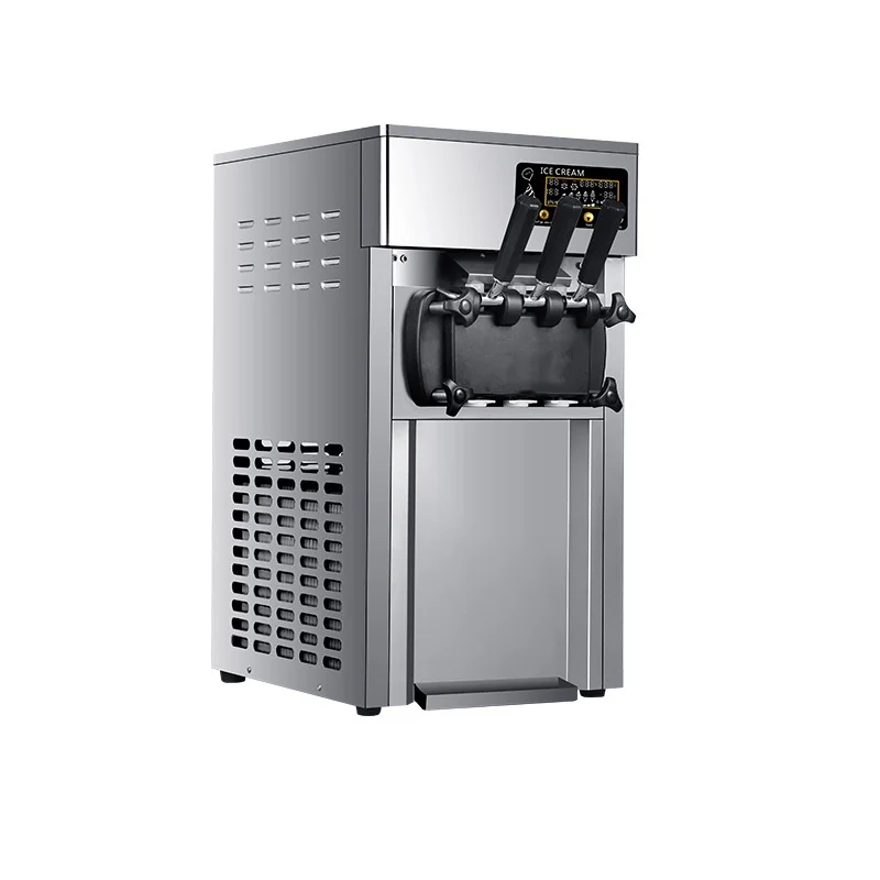 Desktop Soft Serve Ice Cream Machine Ice-Cream Making 3 Flavor Ice Cream Maker