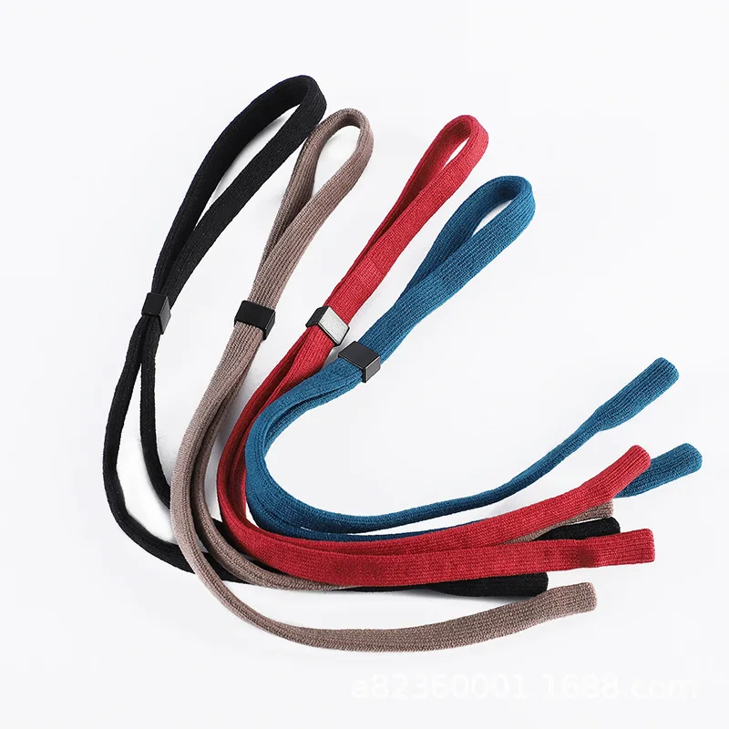 New Arriving Wholesale Simple High Elastic Polyester Glasses Strap Sunglasses Chain Sports Glasses Rope Adjustable Glasses Cord