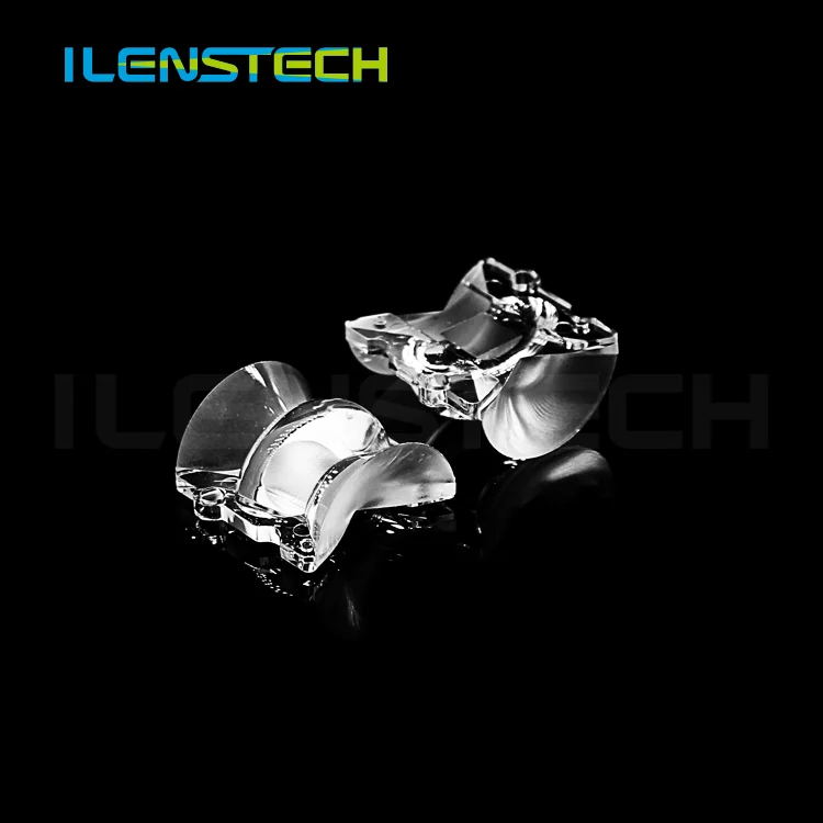 10x120 degree light lens for 1w 3w led street light lens