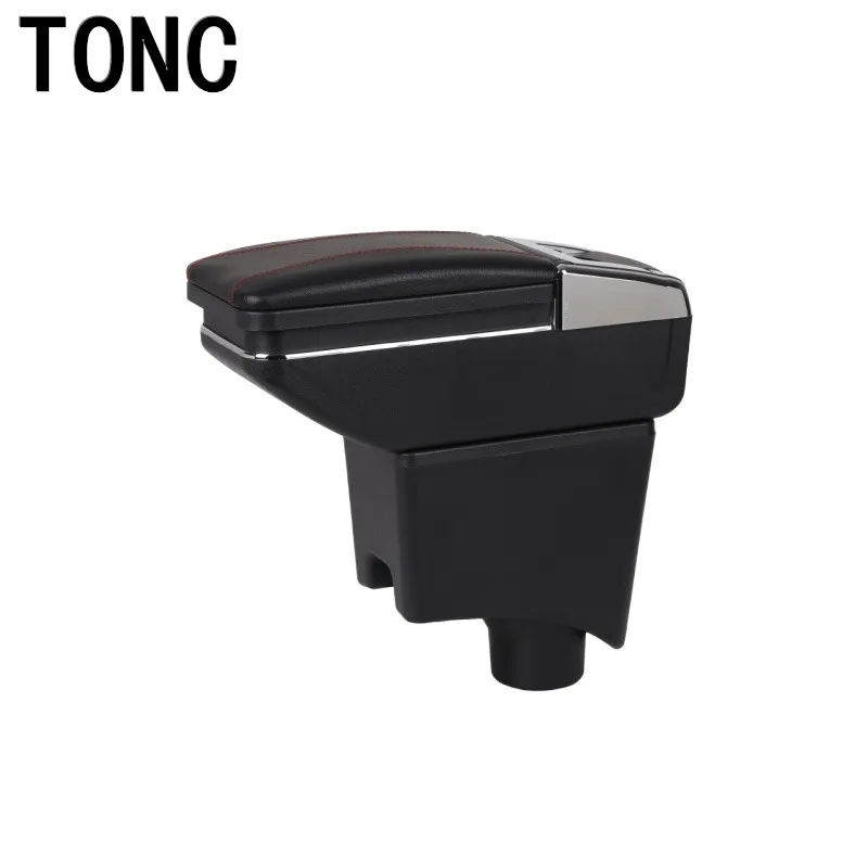 TONC For 2013 Renault Sandero auto parts split center armrest box adjustable seat armrest with cup holder and ashtray