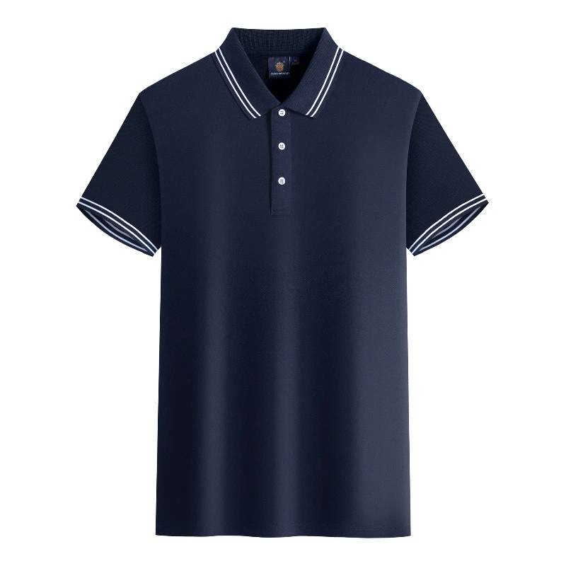 High Quality Design Your Own Logo Mercerized Cotton Plain Polo T Shirts for Men