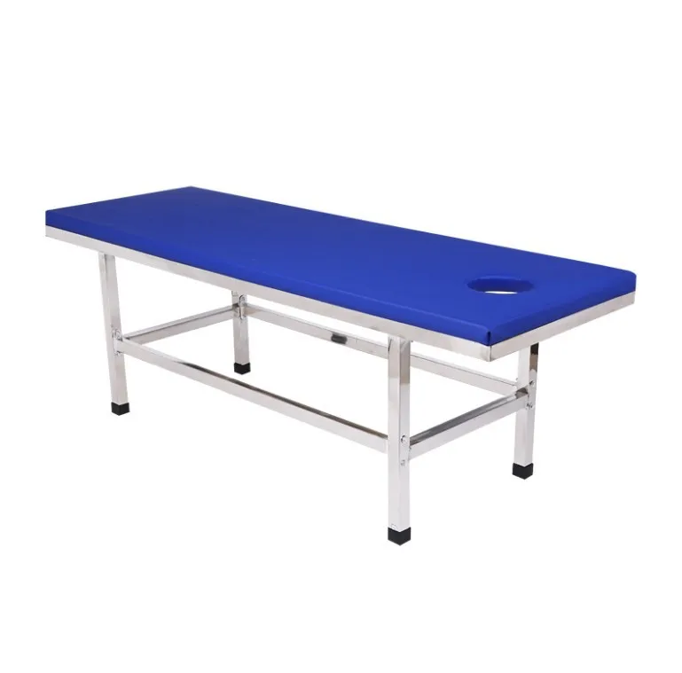 Comfortable And Safe Massage Bed,Therapy Beauty Diagnosis Outpatient Examination Clinic Bed With Shelf