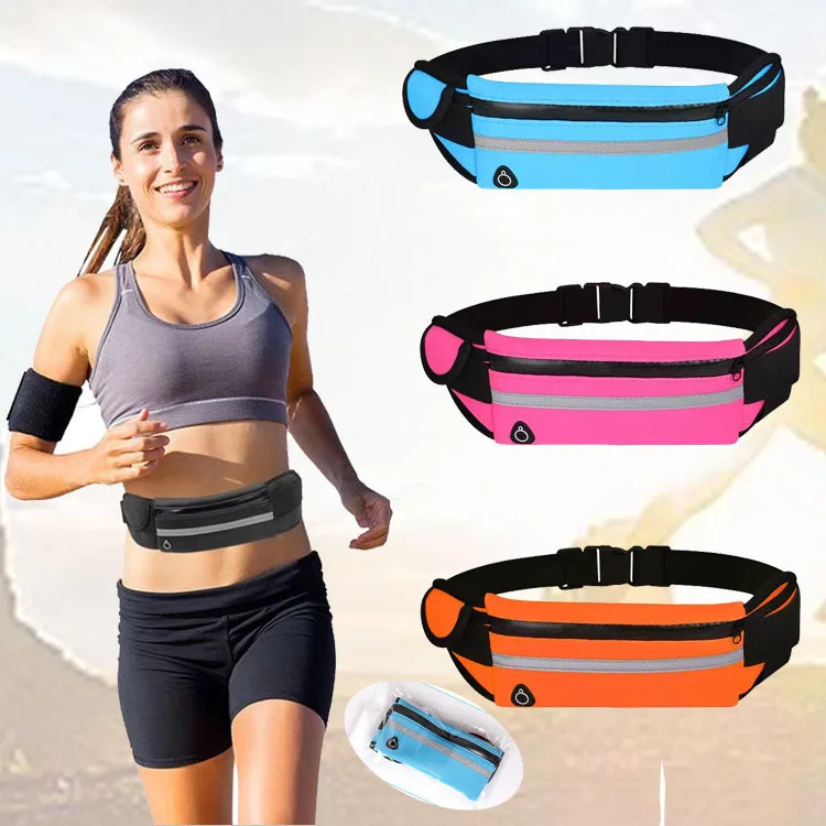 Ultra-Light Outdoor Sports Waist Bag Fashionable Multi-Functional Waterproof Large-Capacity Mobile Phone Pouch for Running