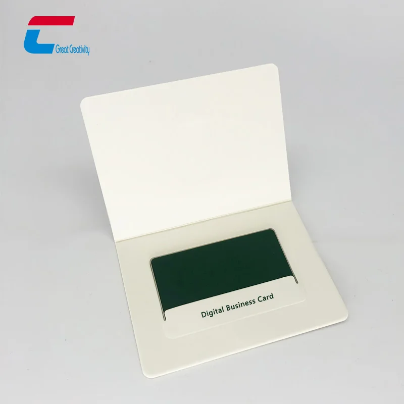 Customized card holder luxury packaging nfc card sleeves protector