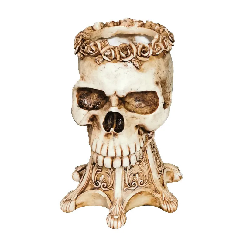 Горячая распродажа, уникальная ваза, домашний декор, декоративная ваза с черепом, Ретро дизайн, Декор, ваза с черепом