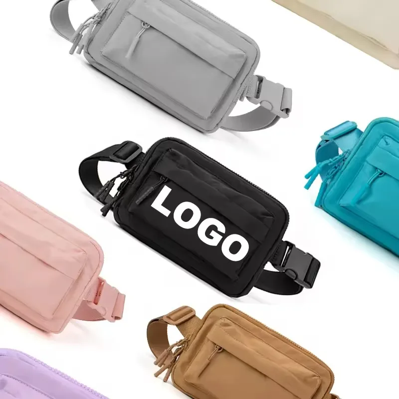 Waterproof Belt Bag Crossbody Bag Chaleco Nylon Hip Pack Cycling small Running Tactical Fanny Pack Waist Bag For Men women