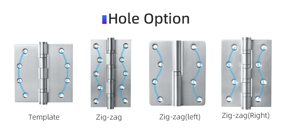 Hardware Accessories 4 Inch Ss Stainless Steel Door Hinge Door Window Flush Hinge