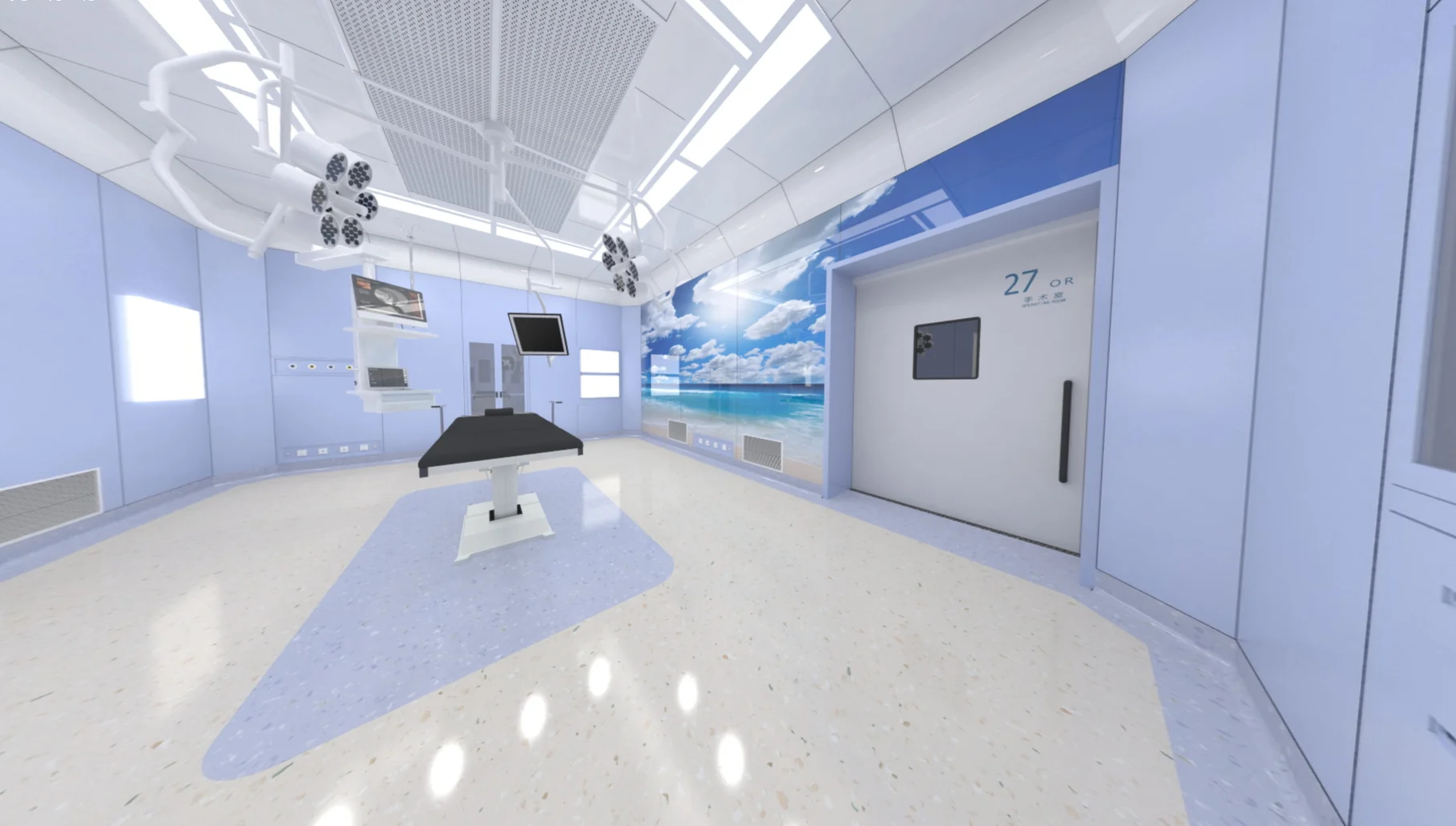 Operating Room Scrub Sink White Nursing Comfort Surgical Modular Clean Room Operating Room For Hospitals