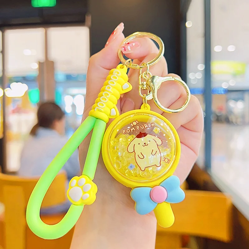 DL1230 Cartoon Sanrioed Big-eared Dog Mosquito Repellent Aromatherapy Key Chain Car Key Pendant Student Backpack